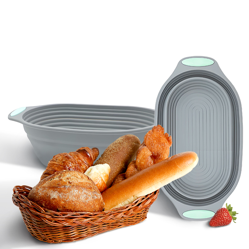 Kitchen Appliances Store - 1PC Silicone Foldable Banneton Bread Proofing