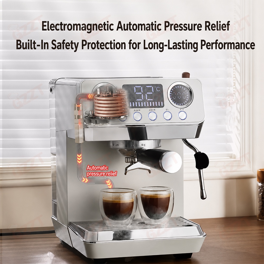 GZZT Semi-Auto Espresso Coffee - огляд і ціна Espresso Machine Semi Auto
