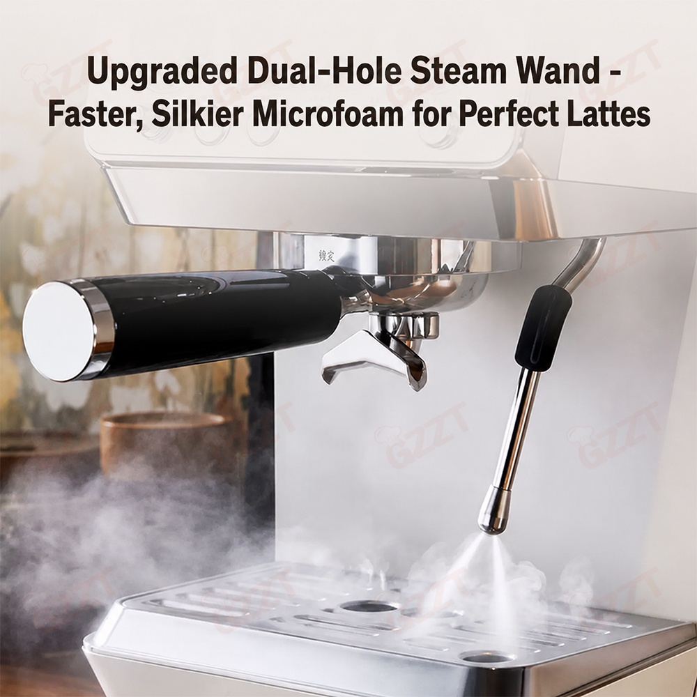 GZZT Semi-Auto Espresso Coffee - огляд і ціна Espresso Machine Semi Auto