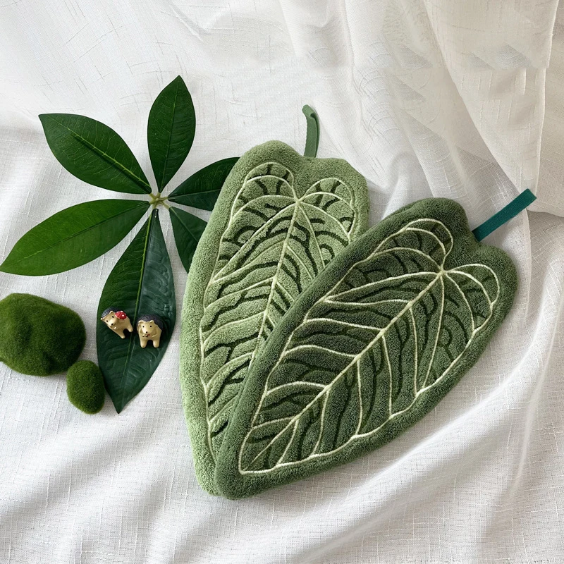 1PC Hot Plant Hand Towel Clean - огляд і ціна Kitchen Appliances Store