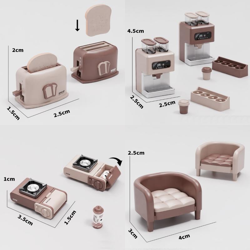112 Scale Modern Dollhouse Mic - огляд і ціна Kitchen Appliances Toys