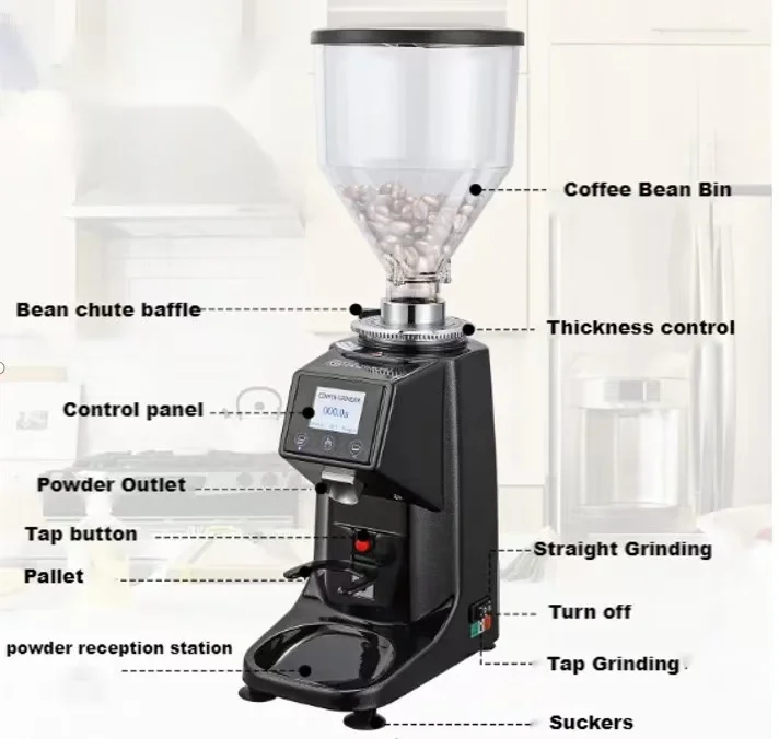 Commercial Automatic 60mm Flat - огляд і ціна Coffee Grinder Burr