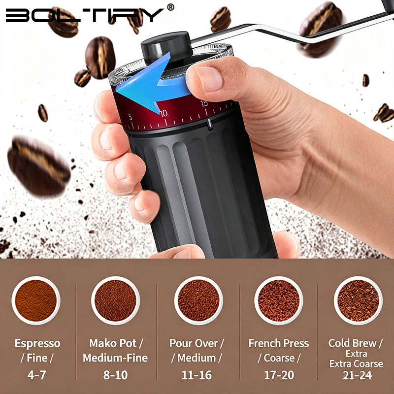 BOLTIFY High-Q Adjustable Coar - огляд і ціна Coffee Grinder Burr