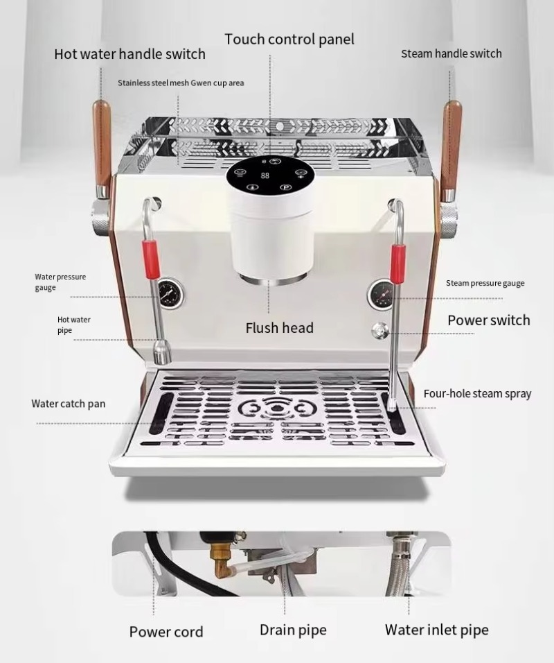 Single Group Semi Auto Espress - огляд і ціна Espresso Machine Semi Auto